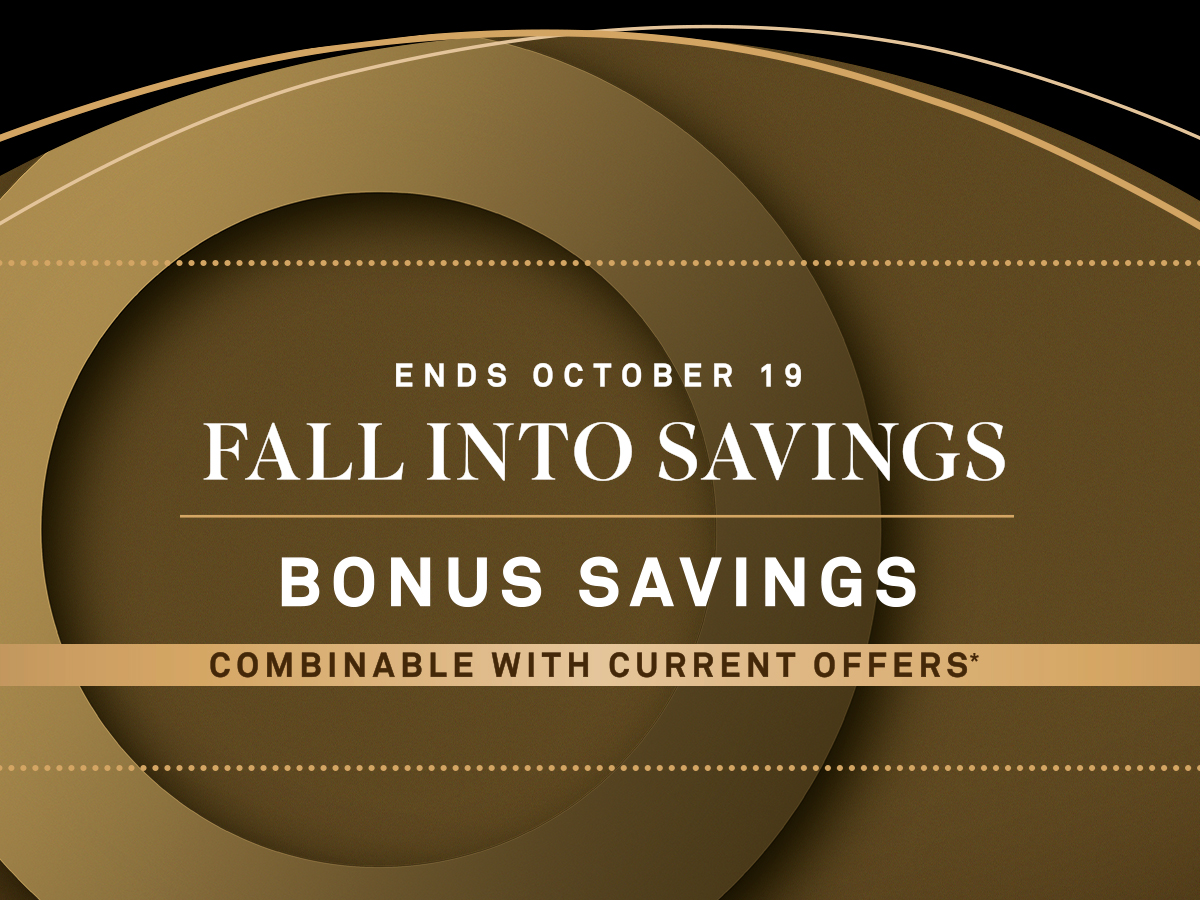 FALL INTO SAVINGS