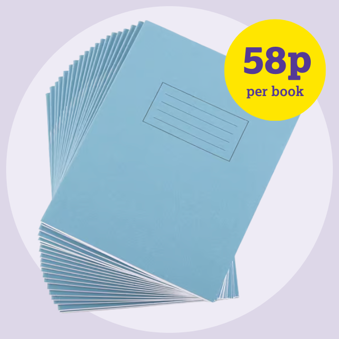 YPO A4 Blue Exercise Book, 80 Pages