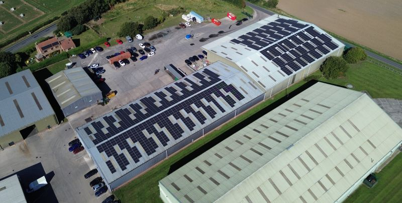 Geo Green Power solar installation for Revis Transport