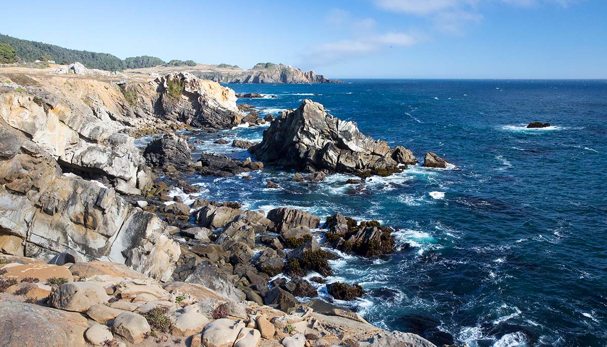 The Kashia Coastal Reserve just south of the Stewart's Point Rancheria on the California coast