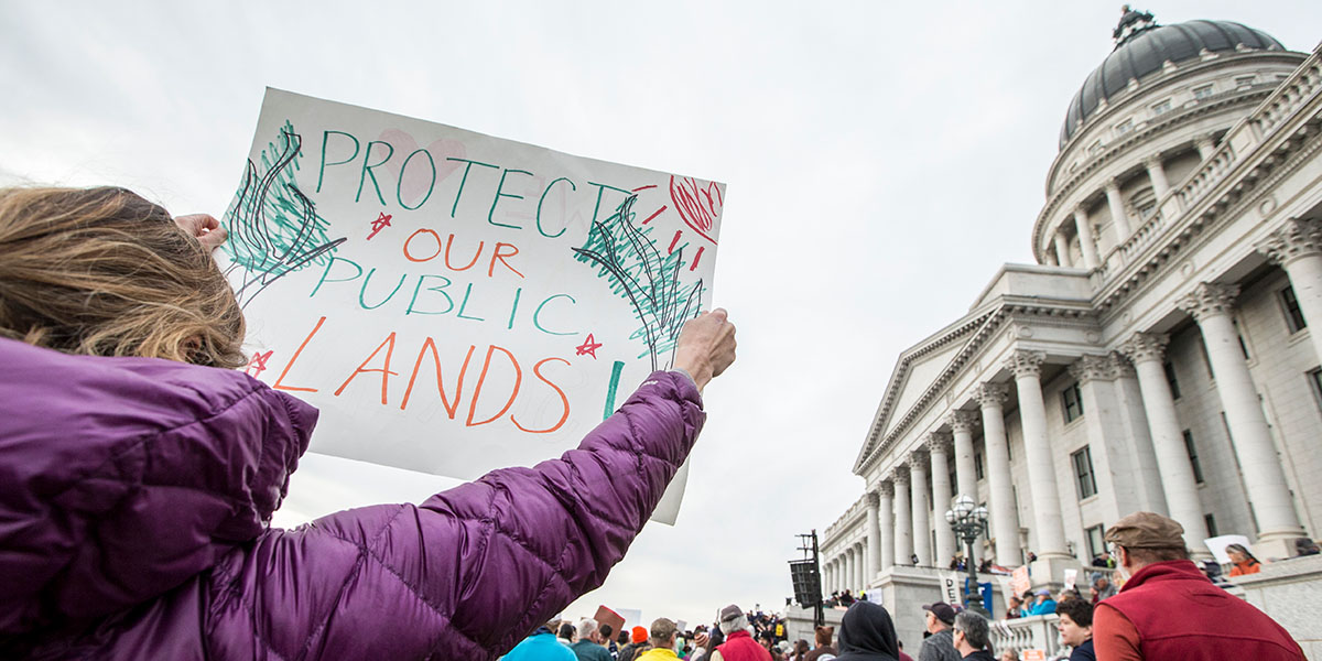 Rally for Bears Ears and Public Land in Salt Lake City, Utah